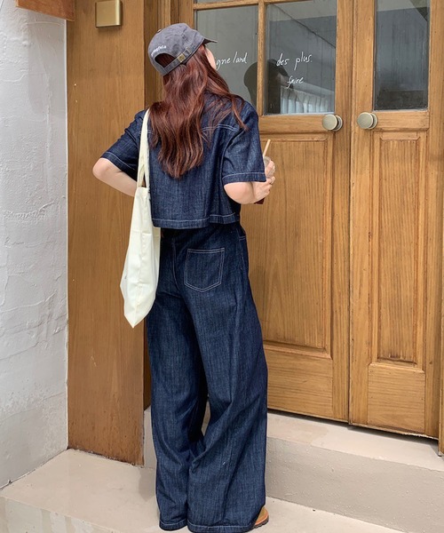 パーリーゲイツ♡セットアップ♡トップス♡デニムパンツ♡スマイル♡S パーリーゲイツ♡セットアップ♡トップス♡デニムパンツ