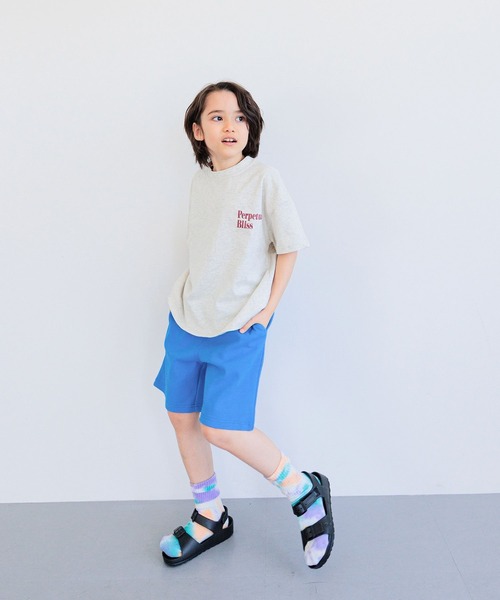 BAYFLOW（ベイフロー）の「[元気なビタミンカラー♪]アソートプリントビッグT(KIDS)（Tシャツ/カットソー・キッズ・アイボリー/ライトグリーン/オレンジ/パープル・110cm/120cm/130cm/140cm/150cm）」の10枚目の写真