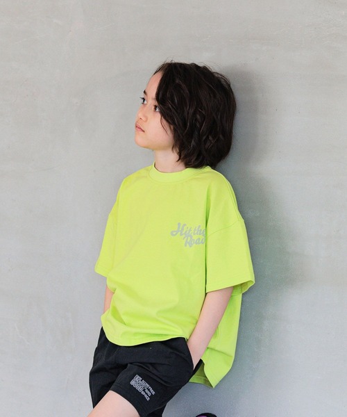 BAYFLOW（ベイフロー）の「[元気なビタミンカラー♪]アソートプリントビッグT(KIDS)（Tシャツ/カットソー・キッズ・アイボリー/ライトグリーン/オレンジ/パープル・110cm/120cm/130cm/140cm/150cm）」の17枚目の写真