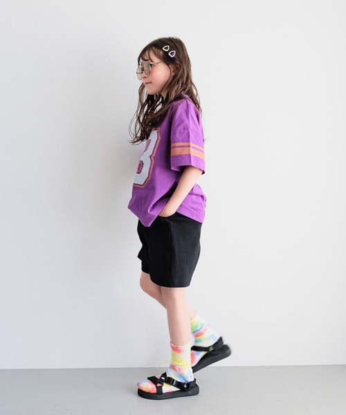 BAYFLOW（ベイフロー）の「[元気なビタミンカラー♪]アソートプリントビッグT(KIDS)（Tシャツ/カットソー・キッズ・アイボリー/ライトグリーン/オレンジ/パープル・110cm/120cm/130cm/140cm/150cm）」の21枚目の写真