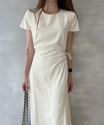 LAFFMO | 半袖スリットロングワンピース(ワンピース)