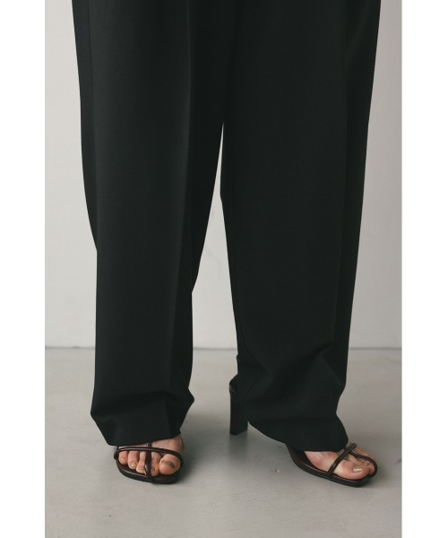 STYLEMIXER（スタイルミキサー）の「【WEB限定】ベーシックツータックパンツロング（スラックス・レディース・アイボリー/グレー/ブラック/ベージュ・SMALL/MEDIUM）」の6枚目の写真