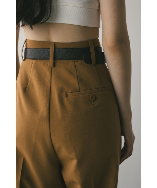 STYLEMIXER（スタイルミキサー）の「【WEB限定】ベーシックツータックパンツロング（スラックス・レディース・アイボリー/グレー/ブラック/ベージュ・SMALL/MEDIUM）」の22枚目の写真