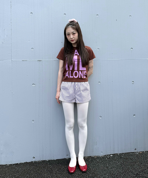 Oriens JOURNAL STANDARD（オリエンス ジャーナルスタンダード）の「《追加》ビッグロゴプリント TEE（Tシャツ/カットソー・レディース・ホワイト/ブラウン/レッド/スカイブルー・MEDIUM/SMALL）」の12枚目の写真