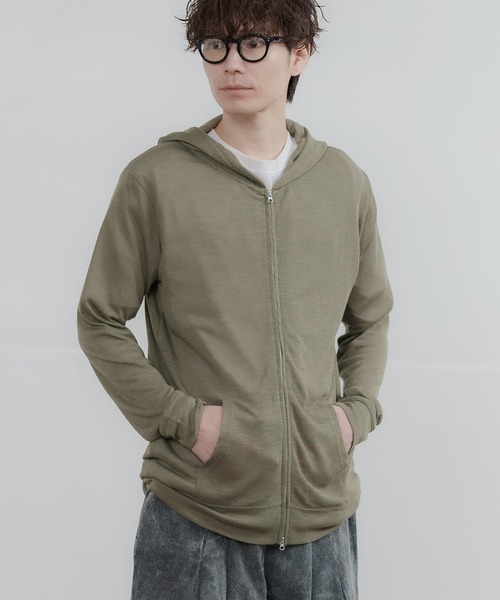 improves（インプローブス）の「TRサマーニット パーカー（パーカー・メンズ・カーキ/ターコイズブルー/ネイビー/ブラック/イエロー/グレー・LARGE/MEDIUM）」の7枚目の写真