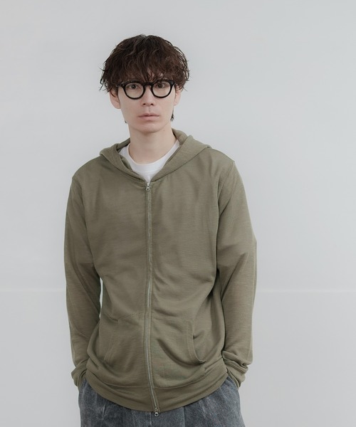 improves（インプローブス）の「TRサマーニット パーカー（パーカー・メンズ・カーキ/ターコイズブルー/ネイビー/ブラック/イエロー/グレー・LARGE/MEDIUM）」の9枚目の写真