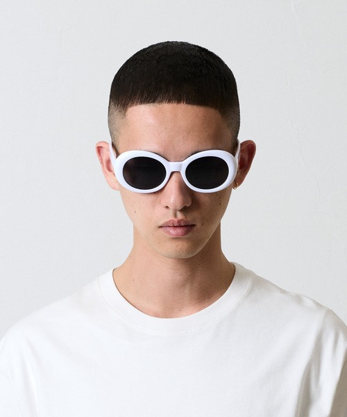 BIG FRAME SUNGLASSES / ビッグ ラウンド フレーム サングラス - UV