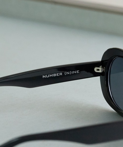 ✓NUMBER (N)INE ブラックサングラス ケース付き NUMBER (N)INE - ナンバーナイン NUMBER (N)INE サングラス ONE 黒
