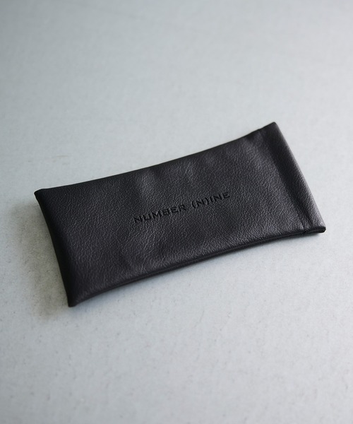 NUMBER (N)INE サングラス ケース付き BIG FRAME SUNGLASSES / ビッグ ラウンド フレーム サングラス - UV