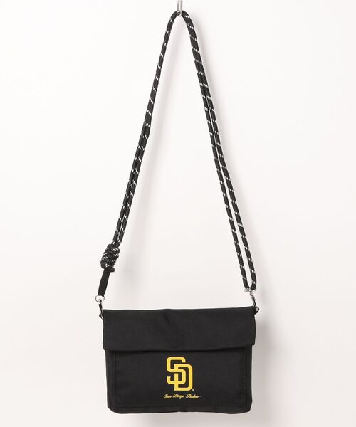 MLB（メジャーリーグベースボール）の「MLB ショルダーバッグ 45（ショルダーバッグ・レディース・ブラック系その他/ブラック/ブラック系その他2・FREE）」の3枚目の写真