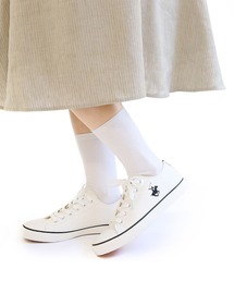 fort point（フォーポイント）の「【Beverly Hills Polo Club/ビバリーヒルズポロクラブ】ワンポイント刺繍 キャンバススニーカー/BHPC（スニーカー）」