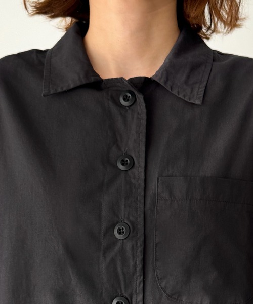 CANAL JEAN（キャナルジーン）の「El mar　半袖ミニジャンプスーツ（つなぎ/オールインワン・レディース・チャコールグレー/ベージュ・ONE SIZE）」の13枚目の写真