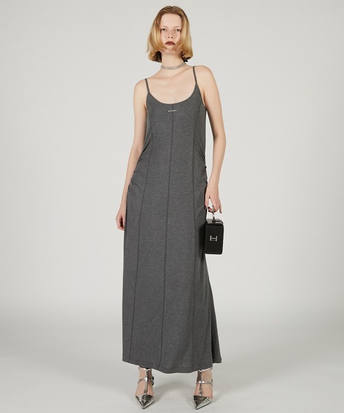 AMI Paris Tank Top Maxi Dress ブラックワンピ★残りわずか AMI Paris Tank Top Dress in Black | FWRD