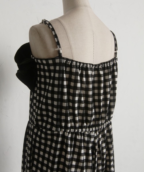 tocco closet(トッコ クローゼット)の「【ZOZO限定】アソートカットジョーゼットフリルオールインワン(つなぎ/オールインワン・レディース・ドット/チェック・M)」の22枚目の写真
