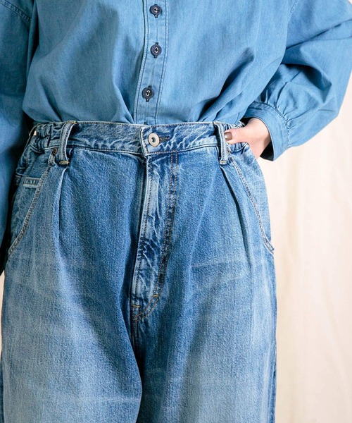 Brocante（ブロカント）の「[Brocante / ブロカント] 12ozデニム グロースパンツ（デニムパンツ・レディース・インディゴブルー・2/1）」の12枚目の写真