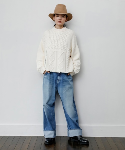 Brocante / ブロカント] 12ozデニム グロースパンツ | Domingo