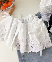 ammy.（エイミードット）の「【 ammy. / エイミードット 】 レイヤード フリル コットン 巻きスカート（スカート）」