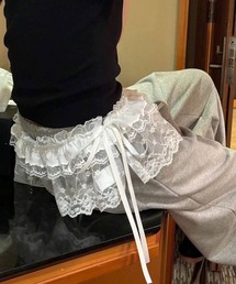 ammy.（エイミードット）の「【 ammy. / エイミードット 】 レイヤード フリル コットン 巻きスカート（スカート）」