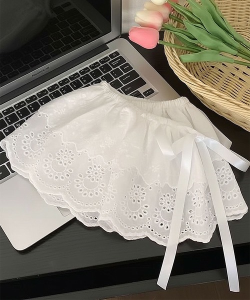 ammy.(エイミードット)の「【 ammy. / エイミードット 】 レイヤード フリル コットン 巻きスカート(スカート・レディース・A/B/C・FREE)」の11枚目の写真