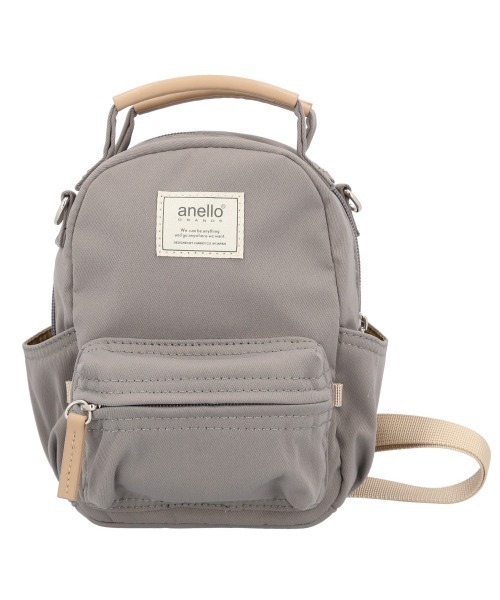 anello GRANDE(アネログランデ)の「anelloGRANDE モッテ 2WAYナノショルダー(ショルダーバッグ・レディース・グレー/ピンク/ブラック/ブルーグレー・XXXS)」の3枚目の写真
