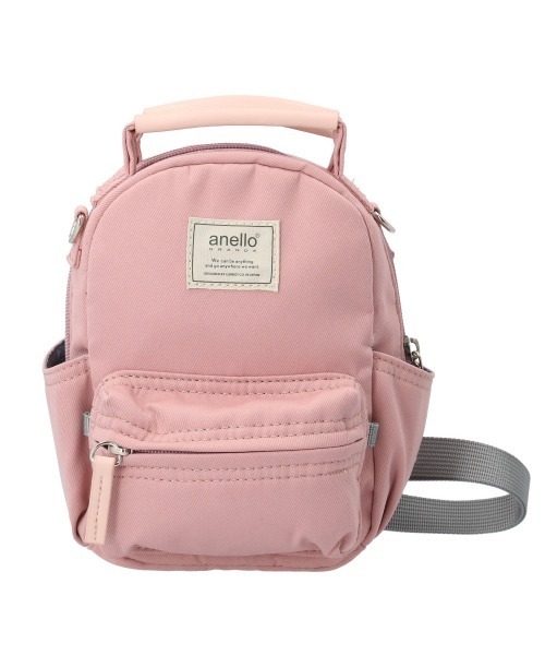 anello GRANDE(アネログランデ)の「anelloGRANDE モッテ 2WAYナノショルダー(ショルダーバッグ・レディース・グレー/ピンク/ブラック/ブルーグレー・XXXS)」の4枚目の写真