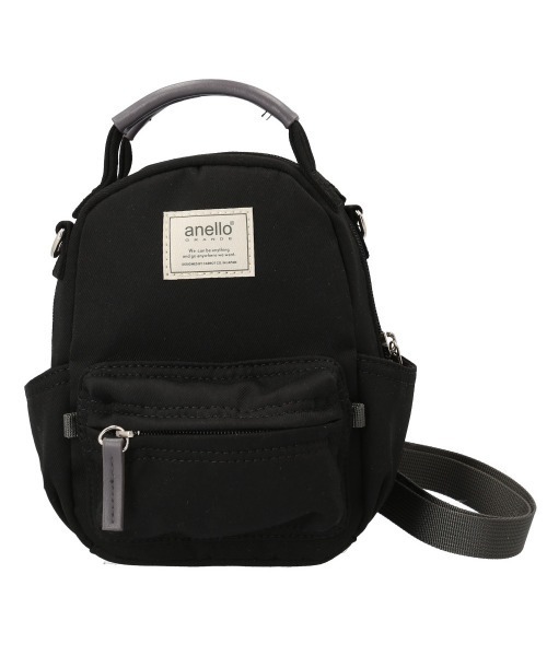 anello GRANDE(アネログランデ)の「anelloGRANDE モッテ 2WAYナノショルダー(ショルダーバッグ・レディース・グレー/ピンク/ブラック/ブルーグレー・XXXS)」の2枚目の写真