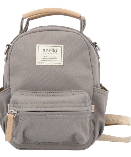 anello GRANDE(アネログランデ)の「anelloGRANDE モッテ 2WAYナノショルダー(ショルダーバッグ・レディース・グレー/ピンク/ブラック/ブルーグレー・XXXS)」の11枚目の写真