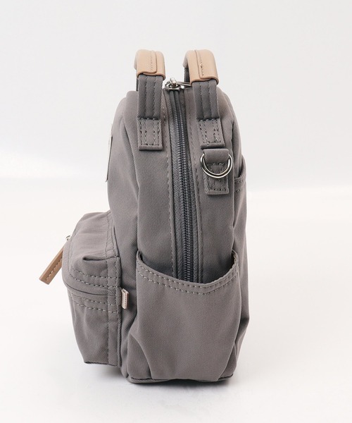 anello GRANDE(アネログランデ)の「anelloGRANDE モッテ 2WAYナノショルダー(ショルダーバッグ・レディース・グレー/ピンク/ブラック/ブルーグレー・XXXS)」の12枚目の写真