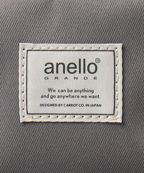 anello GRANDE(アネログランデ)の「anelloGRANDE モッテ 2WAYナノショルダー(ショルダーバッグ・レディース・グレー/ピンク/ブラック/ブルーグレー・XXXS)」の15枚目の写真