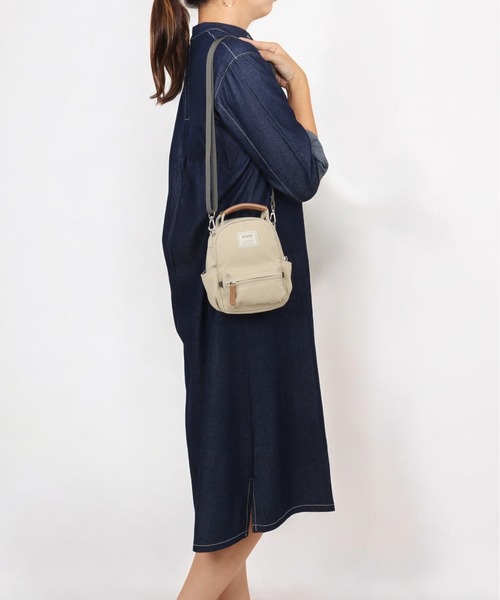 anello GRANDE(アネログランデ)の「anelloGRANDE モッテ 2WAYナノショルダー(ショルダーバッグ・レディース・グレー/ピンク/ブラック/ブルーグレー・XXXS)」の22枚目の写真