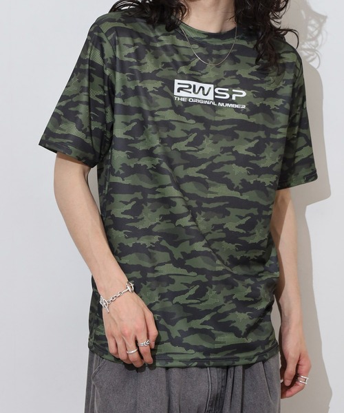 迷彩柄メッシュTシャツ セール】ドライメッシュ カモ柄 半袖 Tシャツ（Tシャツ