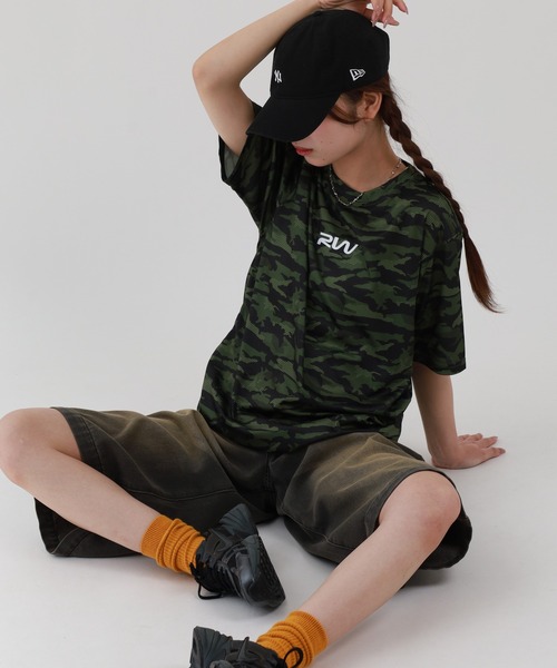 FUNALIVE(ファンアライブ)の「ユニセックス ドライ 迷彩 クルーネックTシャツ(Tシャツ/カットソー・メンズ・ブルー系その他2/グレー系その他/グリーン系その他2/グレー系その他2/ブルー系その他/グリーン系その他・M/LL/L)」の15枚目の写真
