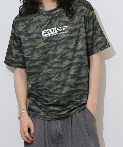 迷彩柄メッシュTシャツ セール】ドライメッシュ カモ柄 半袖 Tシャツ（Tシャツ