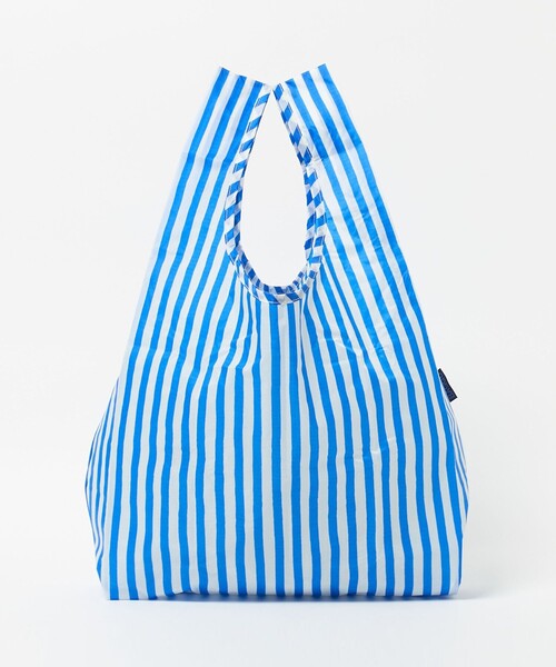 BAGGU(バグー)の「<BAGGU>STANDARD ストライプ / キッズ(エコバッグ/サブバッグ・キッズ・ピンク/コバルトブルー・FREE)」の1枚目の写真