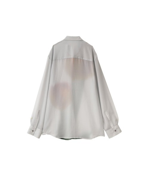 knuth marf flower print sheer shirt シャツ Knuth Marf - flower print sheer shirt / フラワープリント
