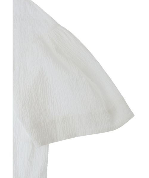 1er Arrondissement（プルミエアロンディスモン）の「コットンサッカーランタンブラウス（シャツ/ブラウス・レディース・ブラック系その他3/オフホワイト・38/36）」の19枚目の写真