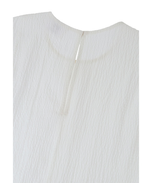 1er Arrondissement（プルミエアロンディスモン）の「コットンサッカーランタンブラウス（シャツ/ブラウス・レディース・ブラック系その他3/オフホワイト・38/36）」の21枚目の写真