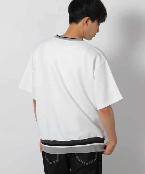 LAKOLE(ラコレ)の「裾ラインリブT/491579(Tシャツ/カットソー・メンズ・ブラック/ブルー/ホワイト・MEDIUM/LARGE/X-LARGE)」の20枚目の写真