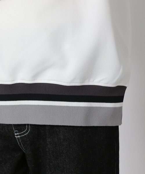LAKOLE(ラコレ)の「裾ラインリブT/491579(Tシャツ/カットソー・メンズ・ブラック/ブルー/ホワイト・MEDIUM/LARGE/X-LARGE)」の8枚目の写真