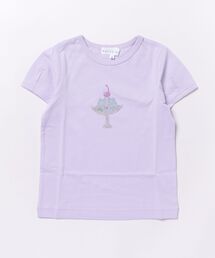 HAKKA KIDS | シャーベットカラーラインストーン&プリント接触冷感Tシャツ(Tシャツ/カットソー)