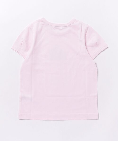 HAKKA KIDS（ハッカキッズ）の「シャーベットカラーラインストーン＆プリント接触冷感Tシャツ（Tシャツ/カットソー・キッズ・ライトブルー/イエロー/パープル/ホワイト/ピンク・S/M）」の6枚目の写真