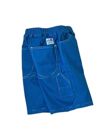 ダブルワークス DUBBLE WORKS デニム ブッシュパンツ 32 DUBBLEWORKS×WAREHOUSE 2nd-Hand デニムパンツ [ウェアハウス ×ダブル