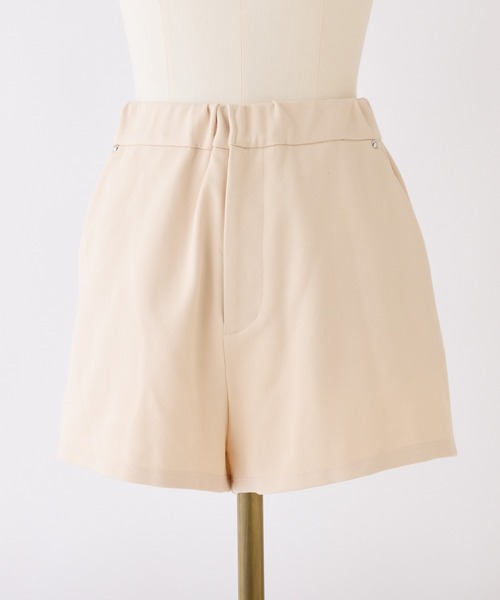 one after another NICE CLAUP（ワンアフターアナザーナイスクラップ）の「カットショートパンツ（その他パンツ・レディース・ベージュ/ブラック/杢グレー・FREE）」の5枚目の写真