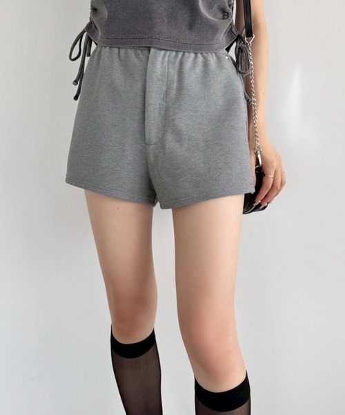 one after another NICE CLAUP（ワンアフターアナザーナイスクラップ）の「カットショートパンツ（その他パンツ・レディース・ベージュ/ブラック/杢グレー・FREE）」の20枚目の写真