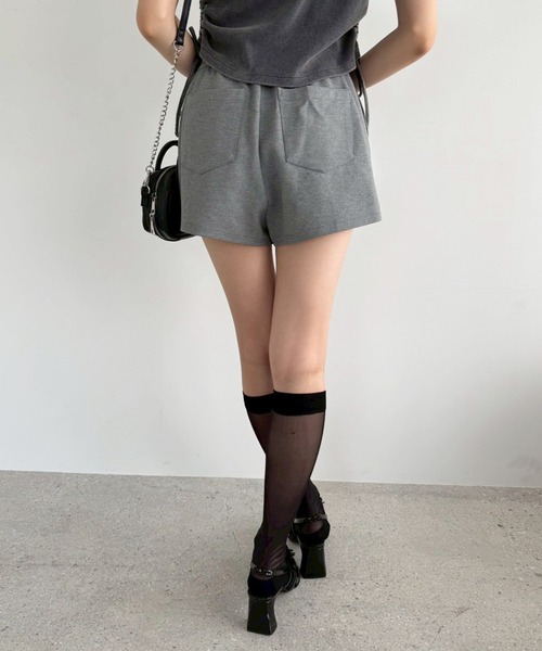 one after another NICE CLAUP（ワンアフターアナザーナイスクラップ）の「カットショートパンツ（その他パンツ・レディース・ベージュ/ブラック/杢グレー・FREE）」の22枚目の写真