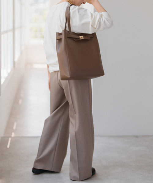 Spick & Span（スピックアンドスパン）の「Spick & Span トートバッグ（トートバッグ・レディース・ブラック/ブラウン・FREE）」の5枚目の写真