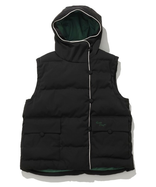 KRIFF MAYER Lady's Collection(クリフメイヤーレディースコレクション)の「【配色・暖かい】中綿フードベスト(ベスト・レディース・イエロー/グリーン/ブラック/アイボリー・LARGE/MEDIUM)」の13枚目の写真