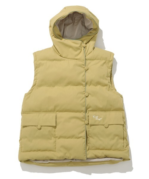 KRIFF MAYER Lady's Collection(クリフメイヤーレディースコレクション)の「【配色・暖かい】中綿フードベスト(ベスト・レディース・イエロー/グリーン/ブラック/アイボリー・LARGE/MEDIUM)」の14枚目の写真