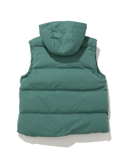 KRIFF MAYER Lady's Collection(クリフメイヤーレディースコレクション)の「【配色・暖かい】中綿フードベスト(ベスト・レディース・イエロー/グリーン/ブラック/アイボリー・LARGE/MEDIUM)」の16枚目の写真