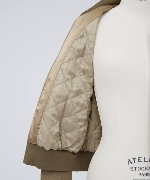 DESIGNWORKS（デザインワークス）の「フクレコンパクトブルゾン（ブルゾン・レディース・モカ・38）」の12枚目の写真